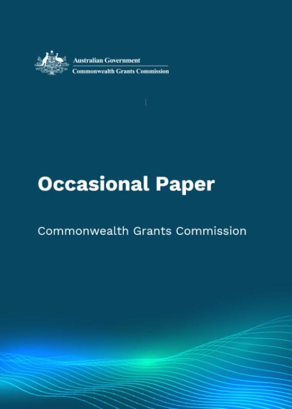 Occasional paper cover graphic