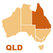 Australia Map QLD