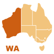 Australia Map Western Australia