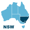 New South Wales icon - blue