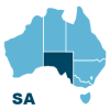 South Australia icon - blue